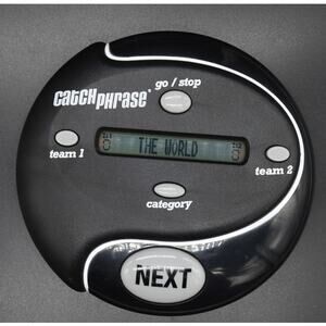 Catch Phrase Hasbro Electronic Party Family Game 2016 TESTED